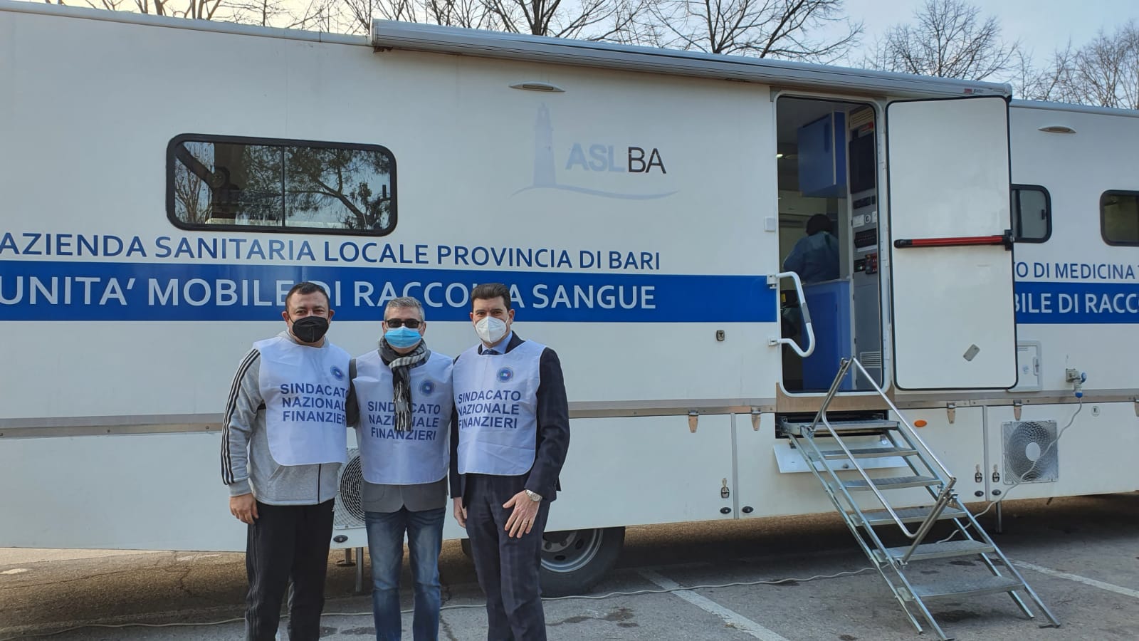 Il SINAFI Puglia e Basilicata ha partecipato alla giornata organizzata dall’AVIS “Una donazione sotto l’albero”